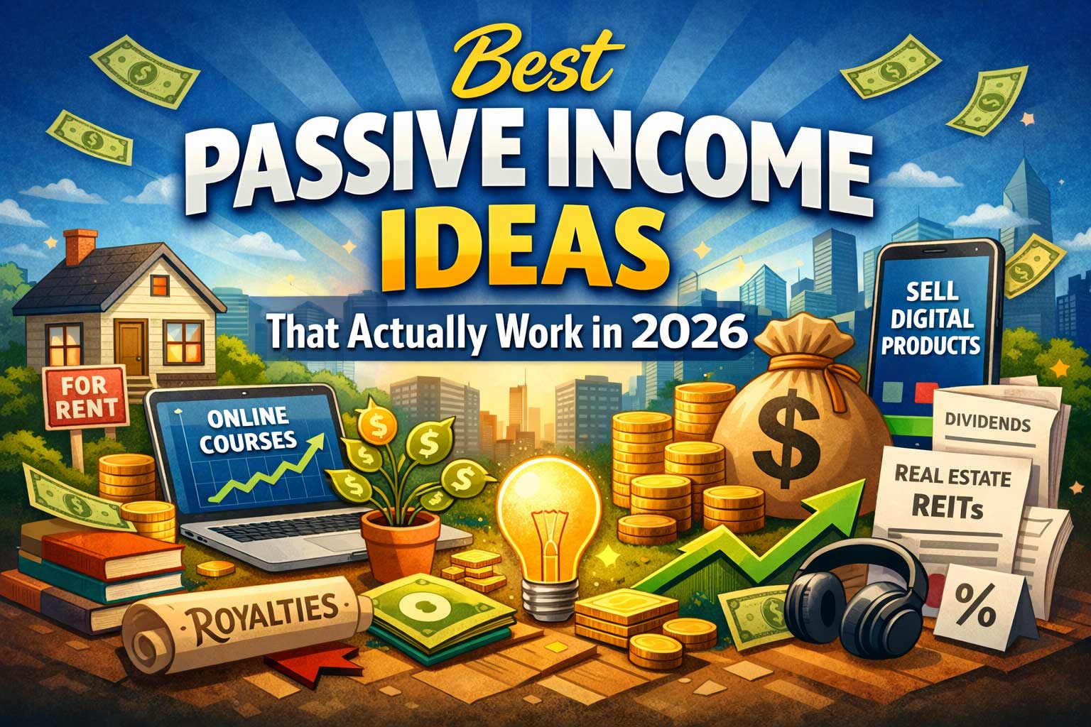 Best Passive Income Ideas That Actually Work in 2026 (Beginner to Advanced)
