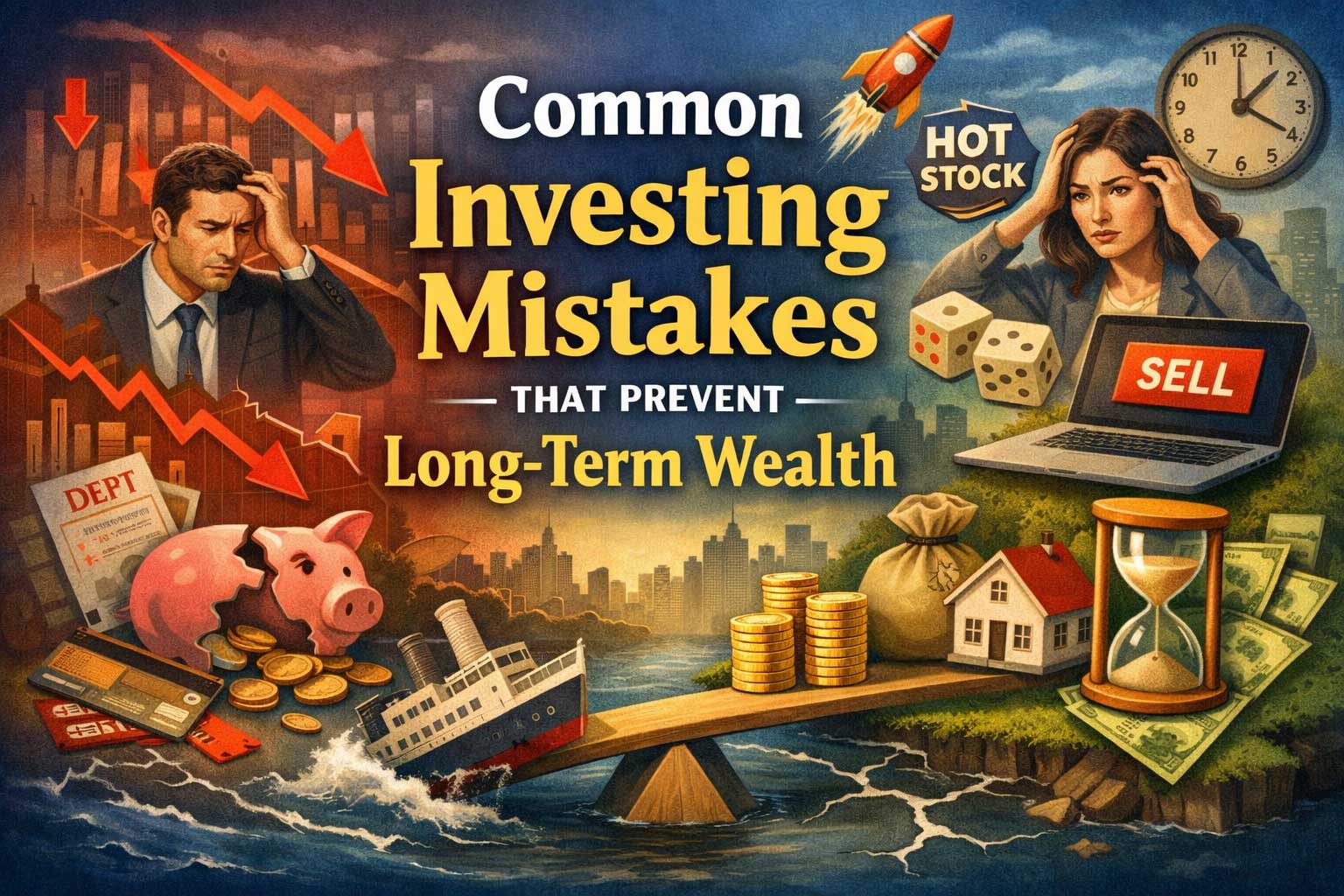 Common Investing Mistakes That Prevent Long-Term Wealth (And How to Fix Them)