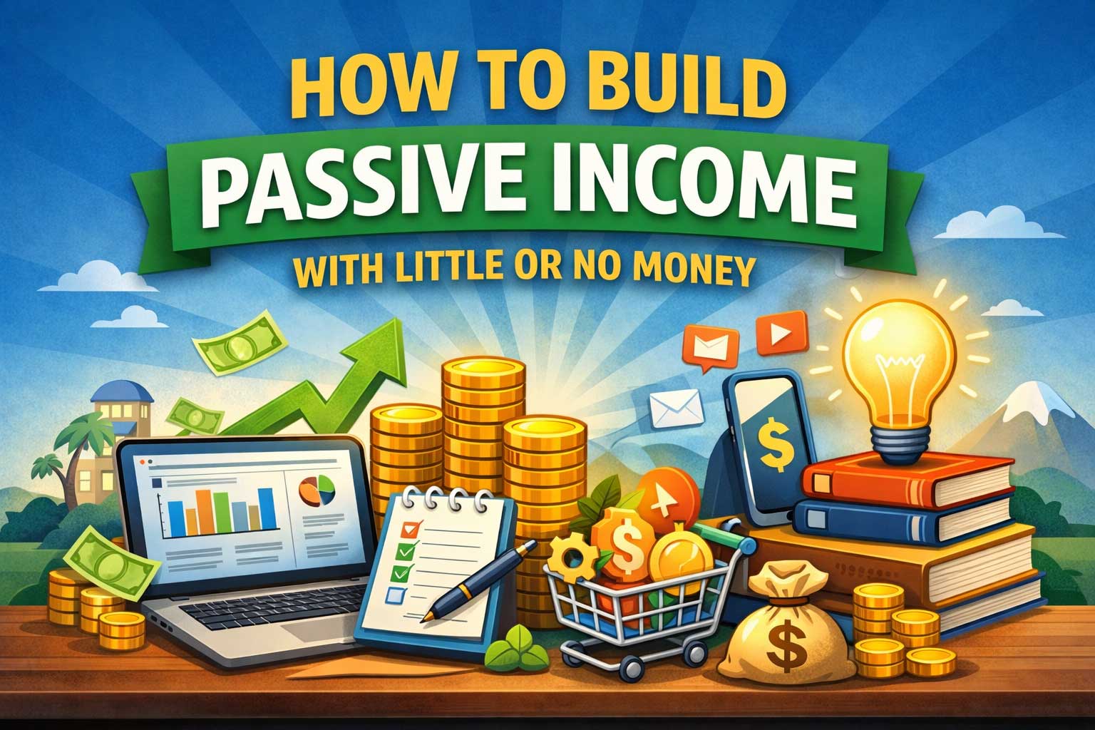 How to Build Passive Income With Little or No Money (Realistic Guide)