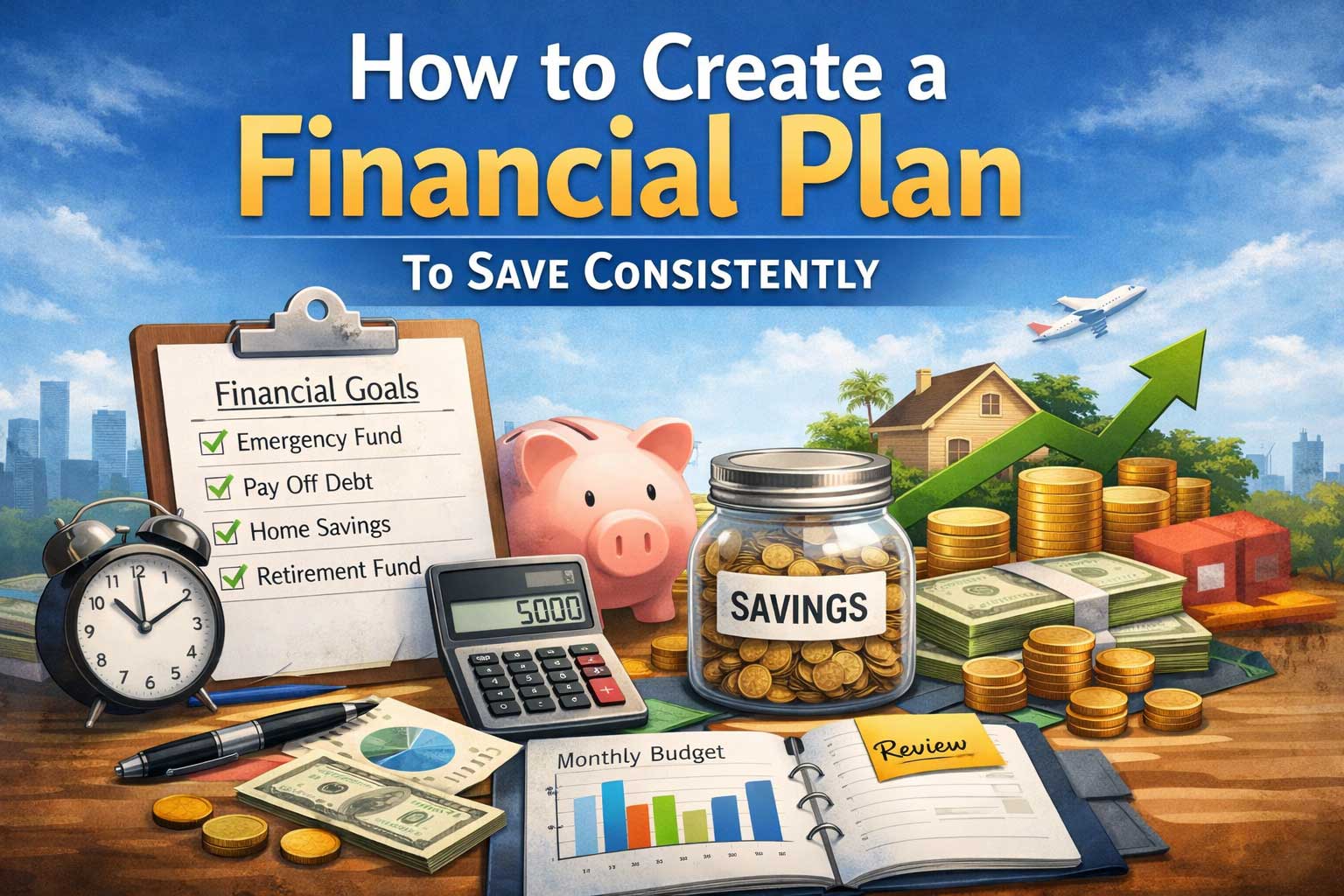 How to Create a Financial Plan to Save Consistently (Step-by-Step)