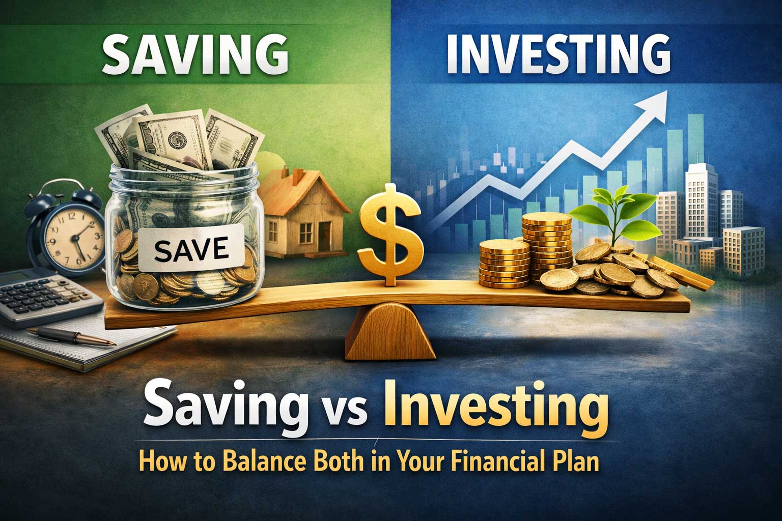 Saving vs Investing: How to Balance Both in Your Financial Plan