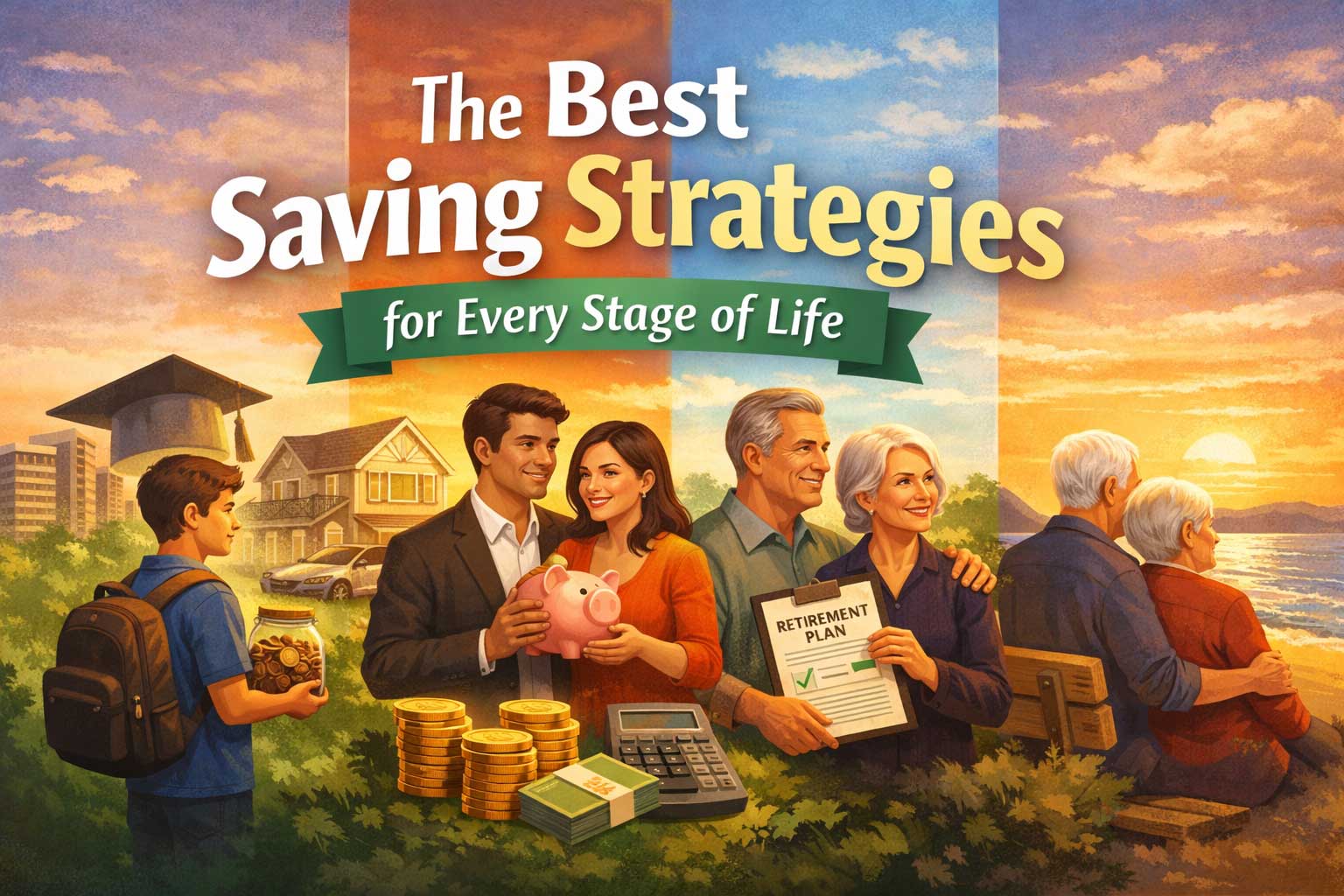 The Best Saving Strategies for Every Stage of Life (From Your First Paycheck to Retirement)