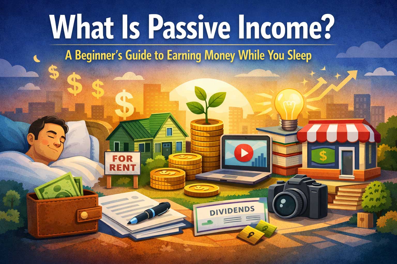 What Is Passive Income? The Complete Beginner’s Guide to Earning Money While You Sleep